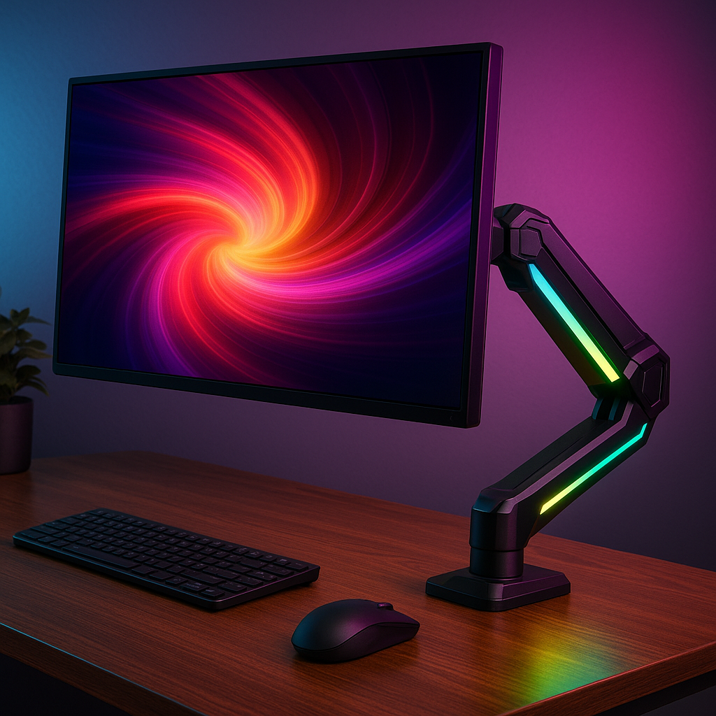 ARCYX RGB Monitor Stand – Premium Build and Lighting
